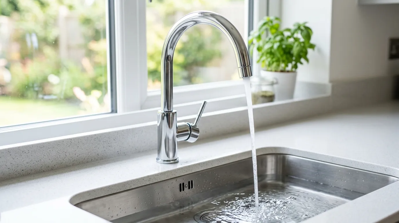 Local Plumbing Master Pros same day plumber fixing a faucet in Teague, TX